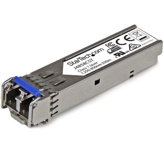 Main Image for StarTech HPE J4858C Compatible SFP Module - 1000BASE-SX - 1GE Gigabit Ethernet SFP 1GbE Multi Mode (MMF) Fiber Optic Transceiver 550m