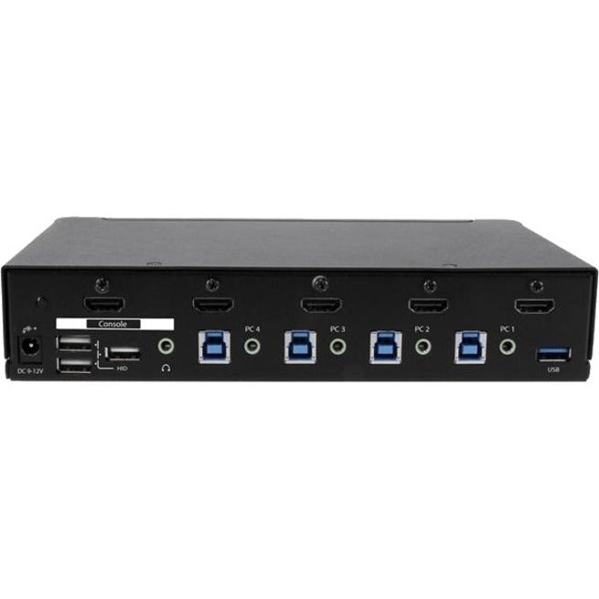 Rear Image for StarTech.com 4-Port HDMI KVM Switch - Built-in USB 3.0 Hub for Peripheral Devices - 1080p