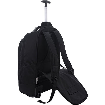 Rear Image for ECO STYLE Tech Exec Carrying Case (Rolling Backpack) for 17.3" Notebook - Black