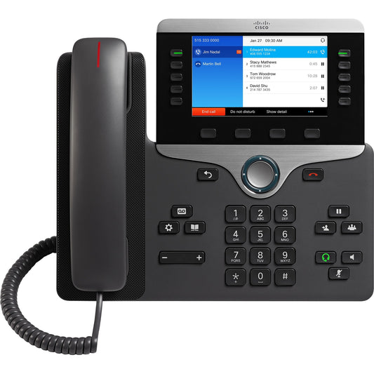 Main Image for Cisco 8841 IP Phone - Corded - Corded - Wall Mountable, Desktop - Charcoal Gray