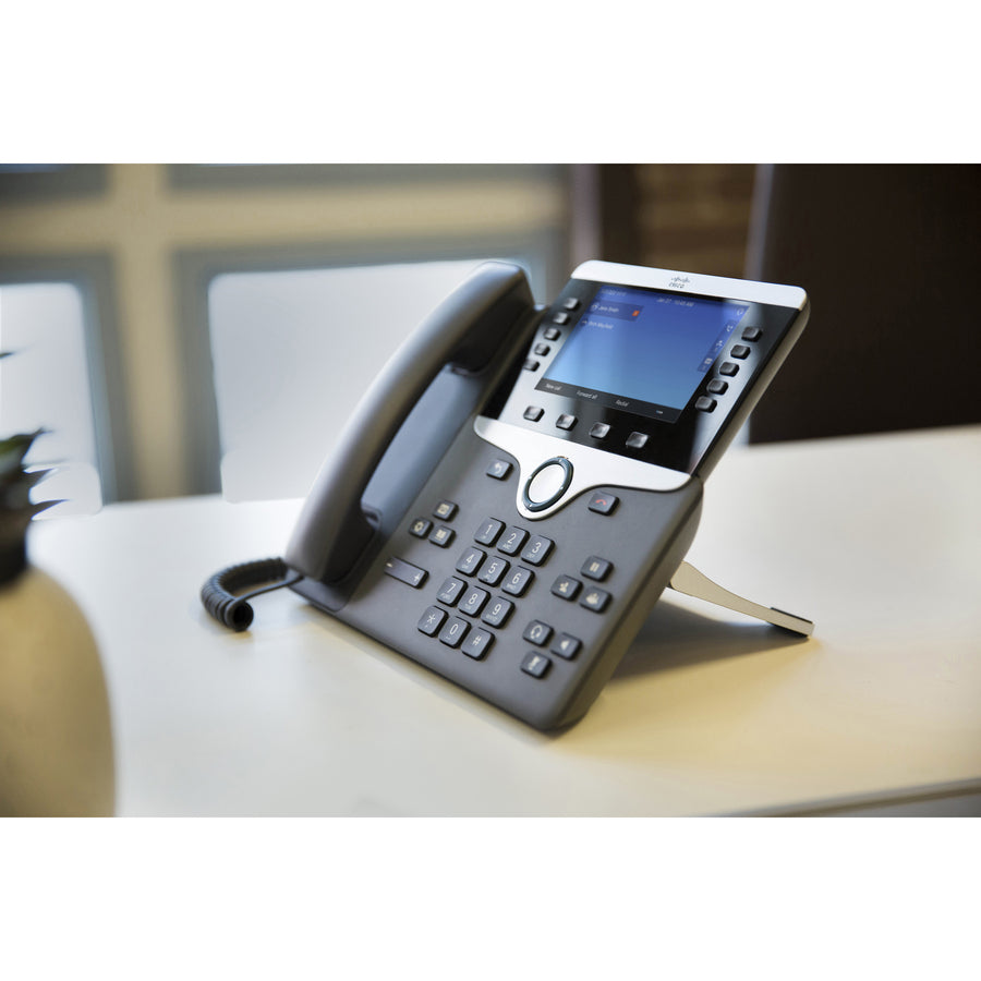 Alternate-Image1 Image for Cisco 8841 IP Phone - Corded - Corded - Wall Mountable, Desktop - Charcoal Gray