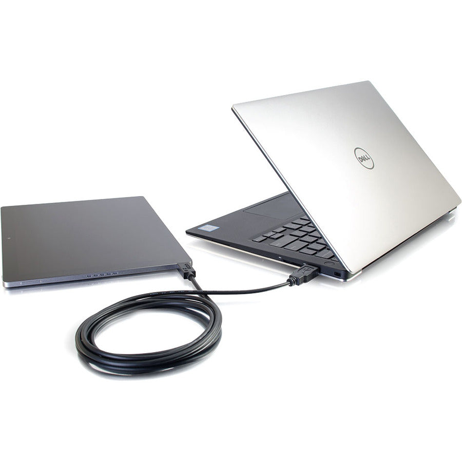 Alternate-Image2 Image for C2G 6ft USB C to USB Cable - USB C 2.0 to USB A Cable - M/M