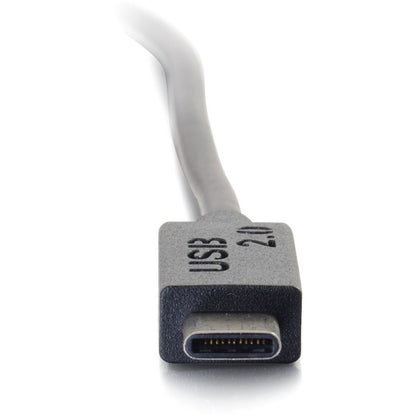 Alternate-Image1 Image for C2G 6ft USB C to USB Cable - USB C 2.0 to USB A Cable - M/M