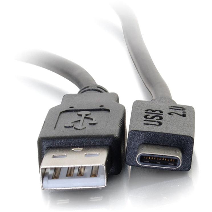 Alternate-Image7 Image for C2G 6ft USB C to USB Cable - USB C 2.0 to USB A Cable - M/M