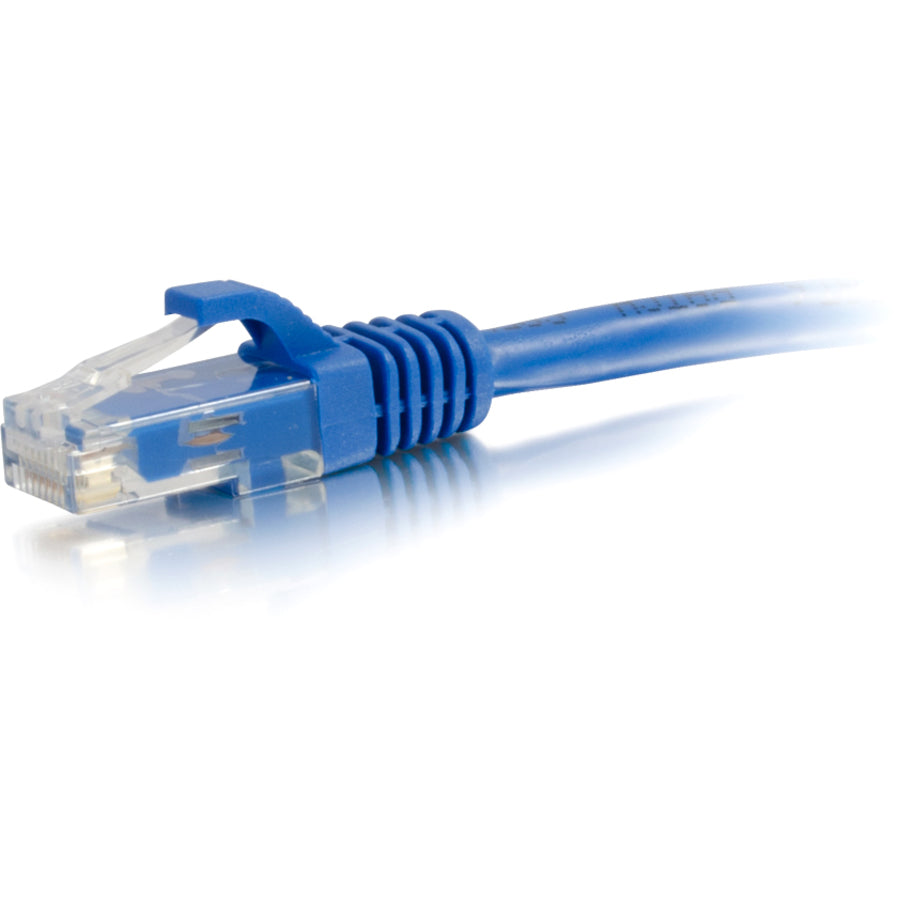 Alternate-Image3 Image for C2G 5ft Cat6 Snagless Unshielded UTP Ethernet Network Patch Cable (RJ45 M/M), Blue, Standard RJ45 Connectors, 5600pf/100m