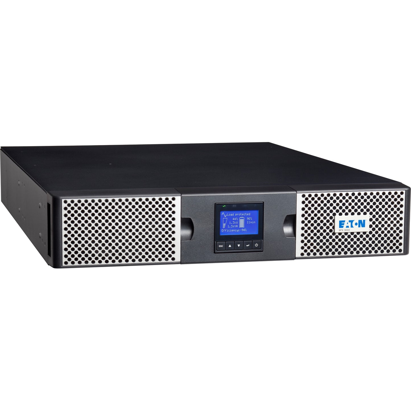 Main Image for Eaton 9PX 3000VA 2700W 120V Online Double-Conversion UPS - L5-30P, 6x 5-20R, 1 L5-30R Outlets, Cybersecure Network Card, Extended Run, 2U Rack/Tower