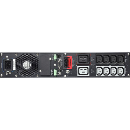 Rear Image for Eaton 9PX 2200VA 2000W 208V Online Double-Conversion UPS - L6-20P, 8 C13, 2 C19 Outlets, Cybersecure Network Card Option, Extended Run, 2U Rack/Tower