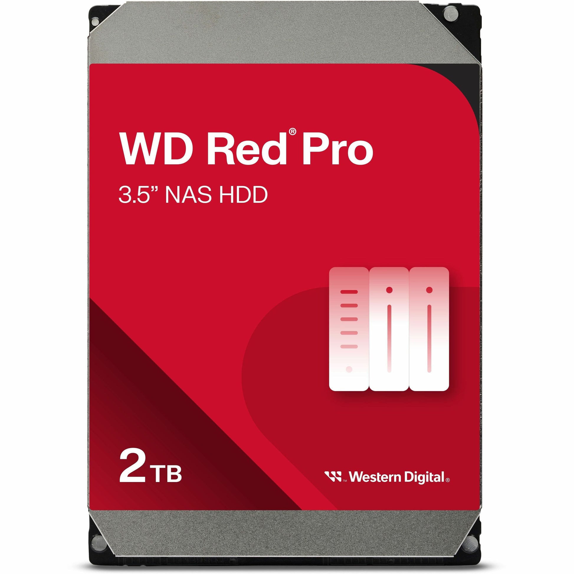 Main Image for Western Digital Red Pro WD2002FFSX 2 TB Hard Drive - 3.5" Internal - SATA (SATA/600) - Conventional Magnetic Recording (CMR) Method