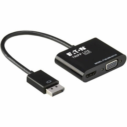 Alternate-Image7 Image for Eaton Tripp Lite Series DisplayPort to VGA/HDMI All-in-One Converter Adapter, DP ver 1.2, 4K 30 Hz HDMI
