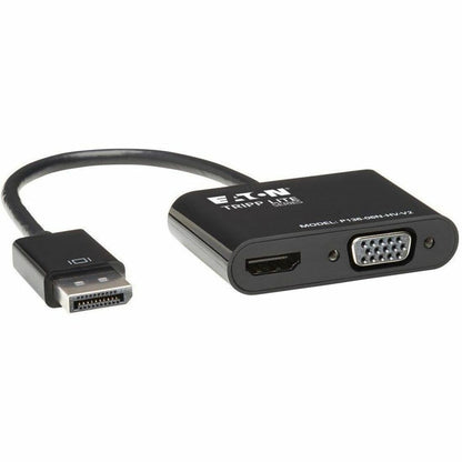 Main Image for Eaton Tripp Lite Series DisplayPort to VGA/HDMI All-in-One Converter Adapter, DP ver 1.2, 4K 30 Hz HDMI