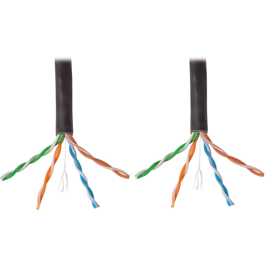 Alternate-Image2 Image for Eaton Tripp Lite Series Cat6 Gigabit Solid Core UTP PVC Bulk Ethernet Cable, Black, 1000 ft. (304.8 m), TAA