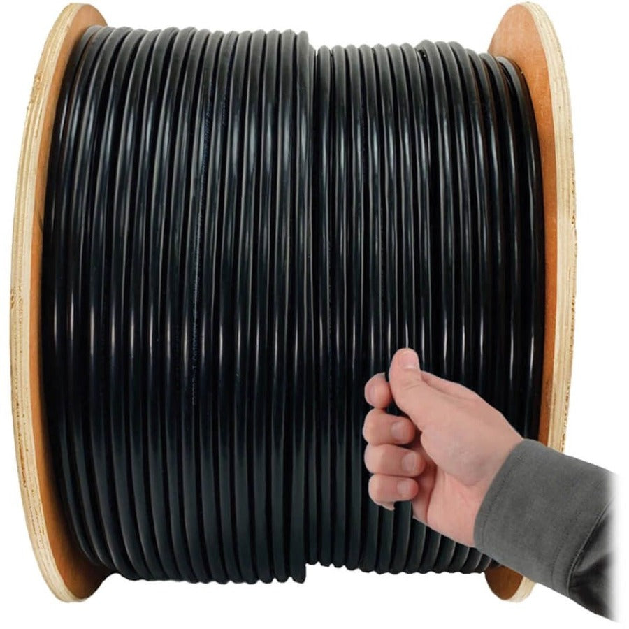 Alternate-Image4 Image for Eaton Tripp Lite Series Cat6 Gigabit Solid Core UTP PVC Bulk Ethernet Cable, Black, 1000 ft. (304.8 m), TAA