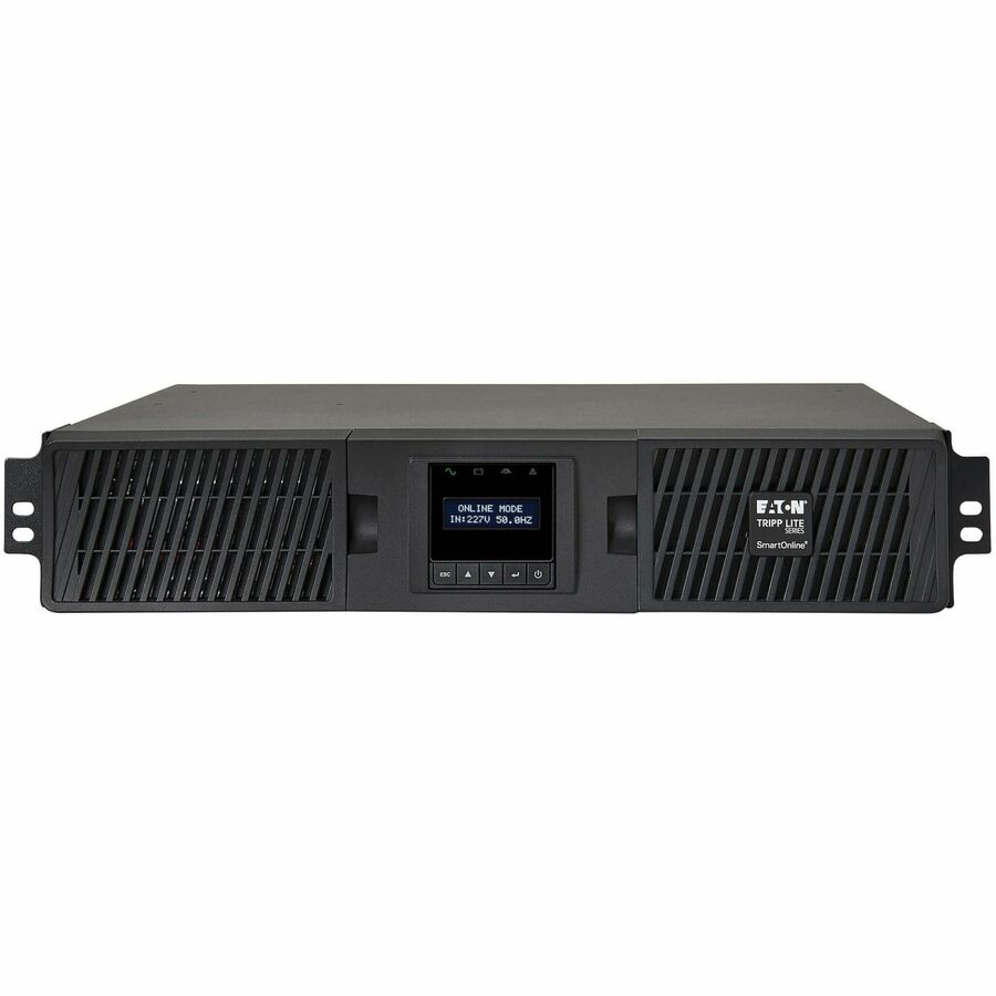 Front Image for Tripp Lite by Eaton UPS SmartOnline 208/230V 1000VA 900W Double-Conversion UPS - 6 Outlets Extended Run Card Slot LCD USB DB9 2U