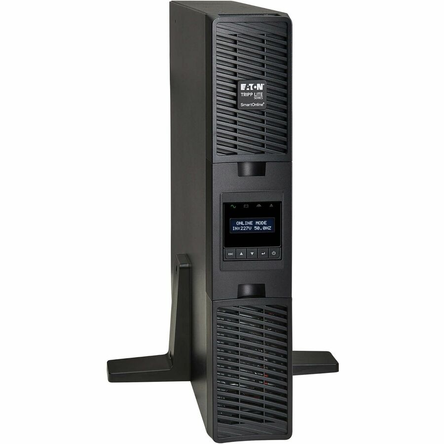 Alternate-Image1 Image for Tripp Lite by Eaton UPS SmartOnline 208/230V 1000VA 900W Double-Conversion UPS - 6 Outlets Extended Run Card Slot LCD USB DB9 2U