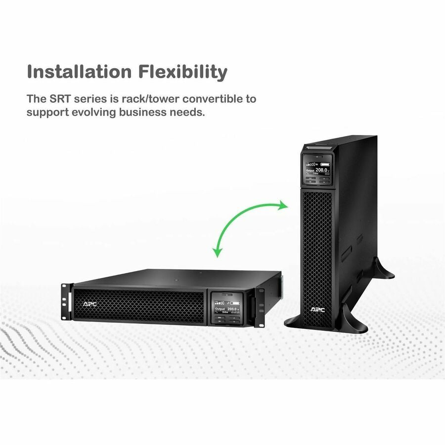 Alternate-Image2 Image for APC Smart-UPS On-Line, 3kVA, Rackmount 2U, 208V, 2x L6-20R+1x L6-30R NEMA outlets, Network Card, Extended runtime, W/ rail kit