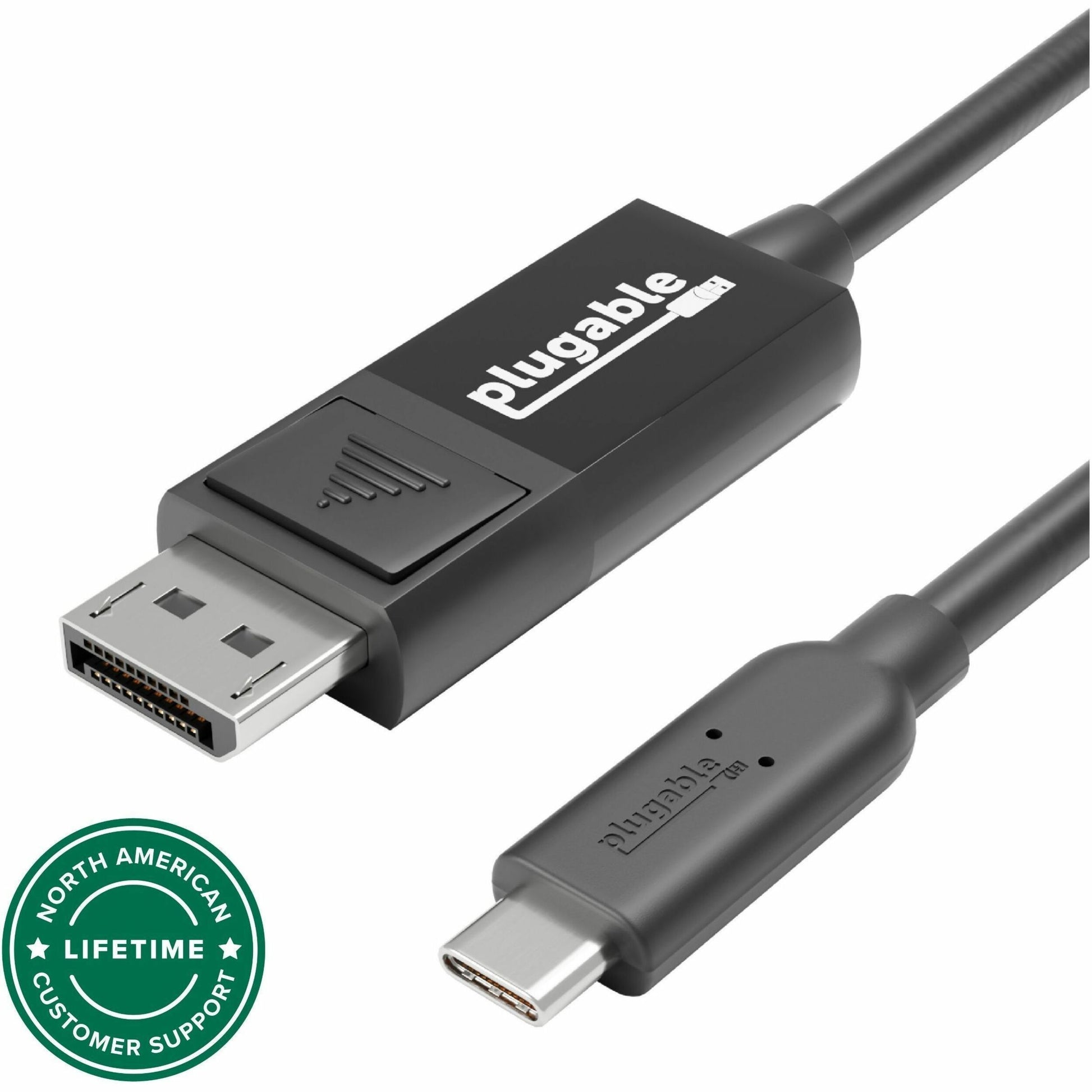 Main Image for Plugable USB C to DisplayPort Bi Directional Cable 6 feet (1.8m)