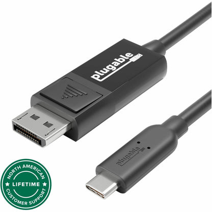 Main Image for Plugable USB C to DisplayPort Bi Directional Cable 6 feet (1.8m)