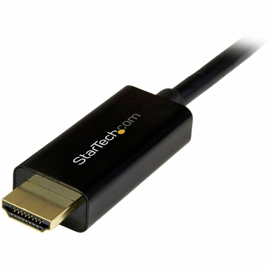 Alternate-Image2 Image for StarTech.com 10ft (3m) DisplayPort to HDMI Cable, 4K 30Hz Video, DP 1.2 to HDMI Adapter Cable Converter for HDMI Monitor/Display, Passive