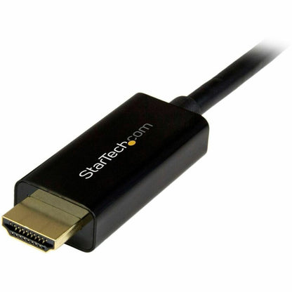 Alternate-Image2 Image for StarTech.com 10ft (3m) DisplayPort to HDMI Cable, 4K 30Hz Video, DP 1.2 to HDMI Adapter Cable Converter for HDMI Monitor/Display, Passive