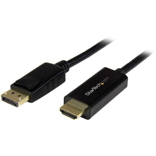 Main Image for StarTech.com 16ft (5m) DisplayPort to HDMI Cable, 4K 30Hz Video, DP 1.2 to HDMI Adapter Cable Converter for HDMI Monitor/Display, Passive