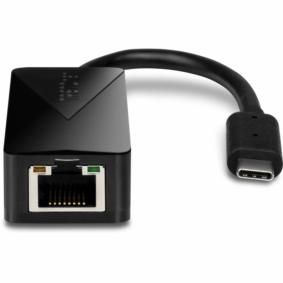 Alternate-Image1 Image for TRENDnet USB Type-C to Gigabit Ethernet LAN Wired Network Adapter, Windows & Mac Compatible, Nintendo Switch, USB-C to Gigabit Ethernet Adapter, Black, TUC-ETG