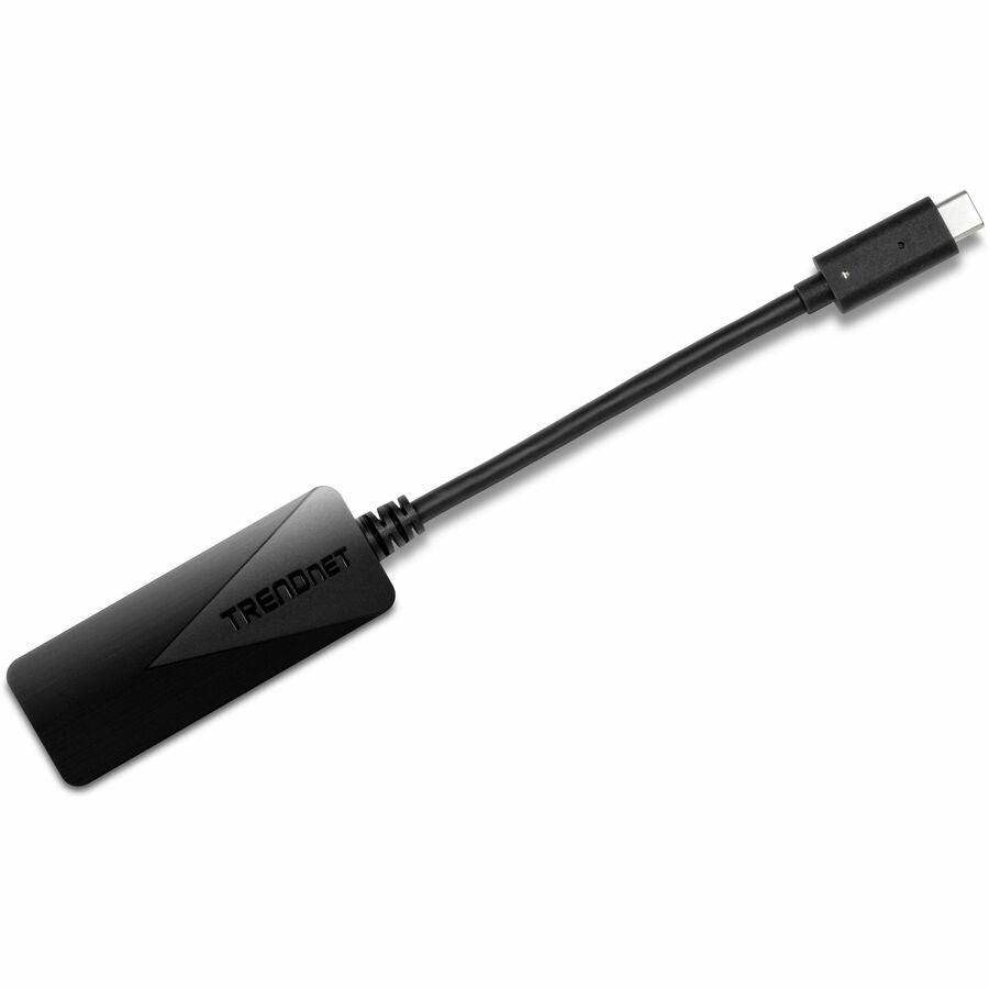 Alternate-Image2 Image for TRENDnet USB Type-C to Gigabit Ethernet LAN Wired Network Adapter, Windows & Mac Compatible, Nintendo Switch, USB-C to Gigabit Ethernet Adapter, Black, TUC-ETG