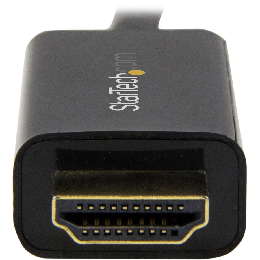Front Image for StarTech.com 10ft (3m) Mini DisplayPort to HDMI Cable, 4K 30Hz Video, Mini DP to HDMI Adapter/Converter Cable, mDP to HDMI Monitor/Display