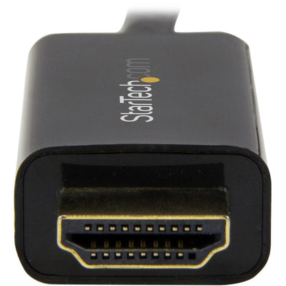 Front Image for StarTech.com 10ft (3m) Mini DisplayPort to HDMI Cable, 4K 30Hz Video, Mini DP to HDMI Adapter/Converter Cable, mDP to HDMI Monitor/Display