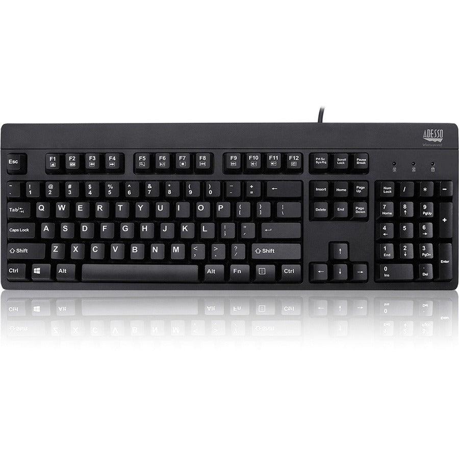 Alternate-Image5 Image for Adesso EasyTouch 630UB - Antimicrobial Waterproof Keyboard