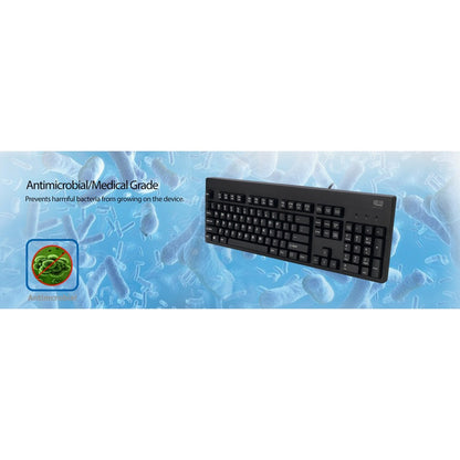 Alternate-Image8 Image for Adesso EasyTouch 630UB - Antimicrobial Waterproof Keyboard