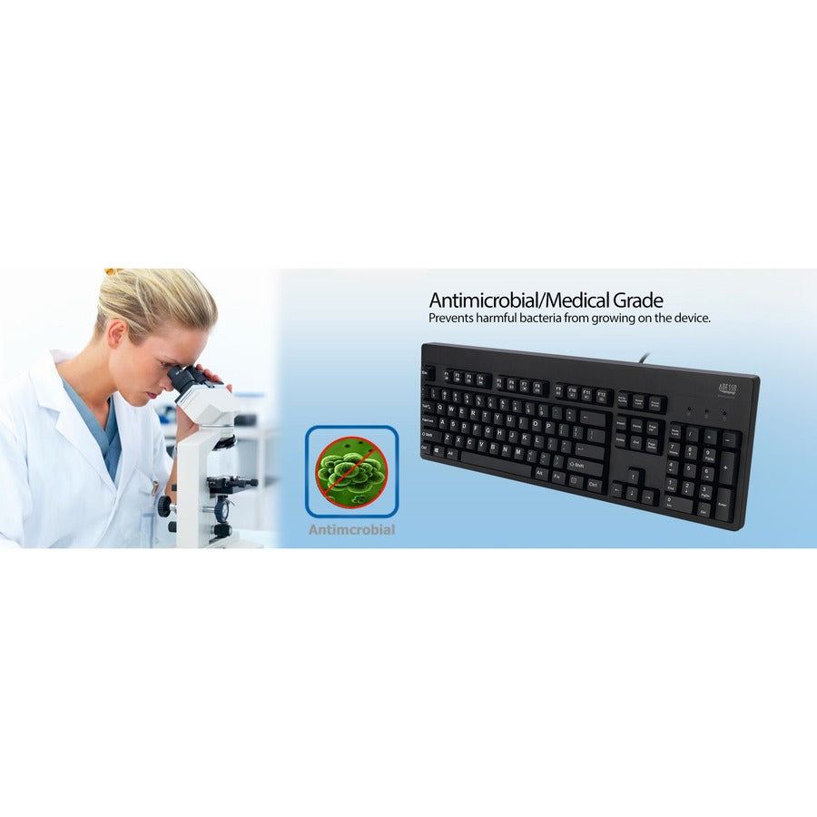 Alternate-Image6 Image for Adesso EasyTouch 630UB - Antimicrobial Waterproof Keyboard