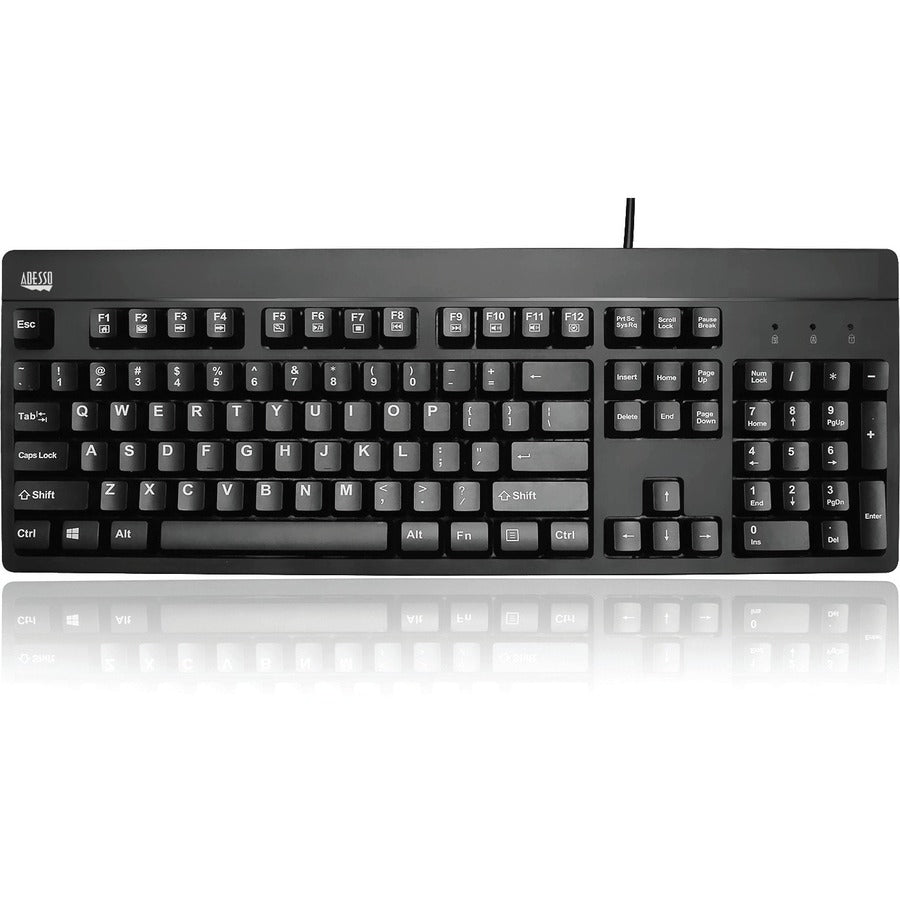 Front Image for Adesso EasyTouch 630UB - Antimicrobial Waterproof Keyboard