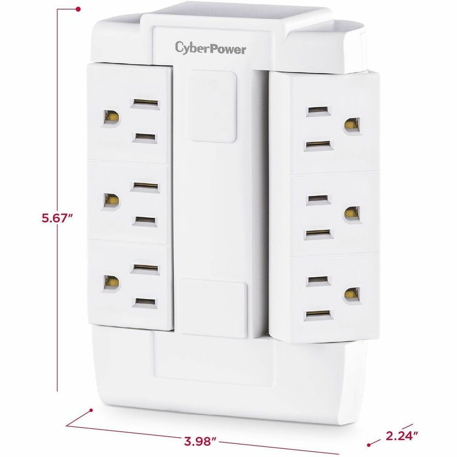 Alternate-Image3 Image for CyberPower GT600P Wall Tap Outlet