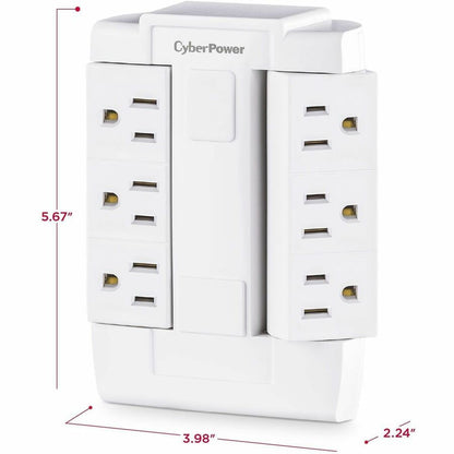 Alternate-Image3 Image for CyberPower GT600P Wall Tap Outlet