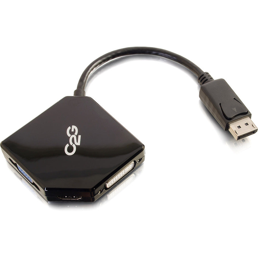 Alternate-Image2 Image for C2G DisplayPort to HDMI, VGA, DVI Adapter Converter - M/F