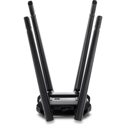 Alternate-Image1 Image for TRENDnet AC1900 High Power Dual Band Wireless USB Adapter, TEW-809UB, Stream 4K HD Video, Windows-Mac OS Compatible, USB 3.0 to USB Type A, Black