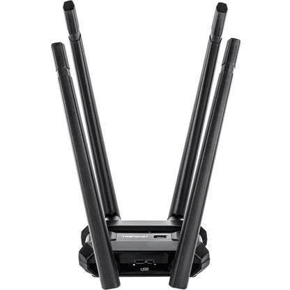 Right Image for TRENDnet AC1900 High Power Dual Band Wireless USB Adapter, TEW-809UB, Stream 4K HD Video, Windows-Mac OS Compatible, USB 3.0 to USB Type A, Black