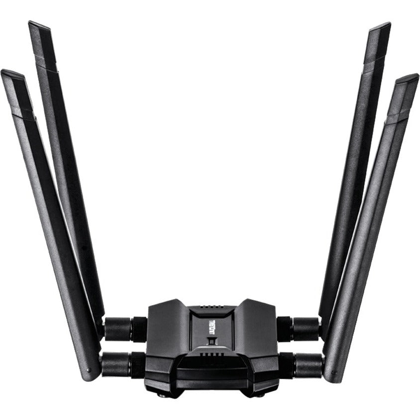 Front Image for TRENDnet AC1900 High Power Dual Band Wireless USB Adapter, TEW-809UB, Stream 4K HD Video, Windows-Mac OS Compatible, USB 3.0 to USB Type A, Black