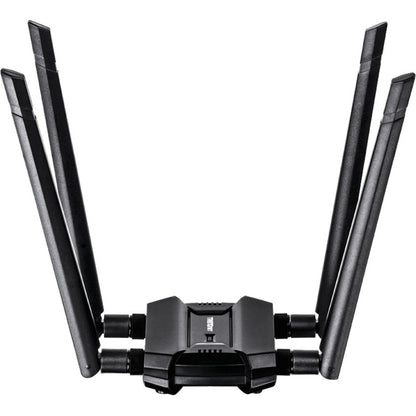Front Image for TRENDnet AC1900 High Power Dual Band Wireless USB Adapter, TEW-809UB, Stream 4K HD Video, Windows-Mac OS Compatible, USB 3.0 to USB Type A, Black