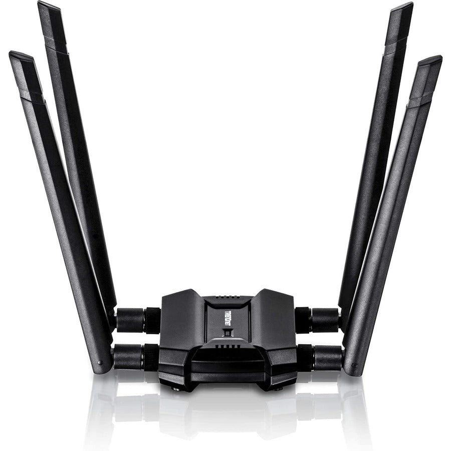 Alternate-Image2 Image for TRENDnet AC1900 High Power Dual Band Wireless USB Adapter, TEW-809UB, Stream 4K HD Video, Windows-Mac OS Compatible, USB 3.0 to USB Type A, Black