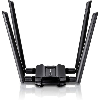 Alternate-Image2 Image for TRENDnet AC1900 High Power Dual Band Wireless USB Adapter, TEW-809UB, Stream 4K HD Video, Windows-Mac OS Compatible, USB 3.0 to USB Type A, Black