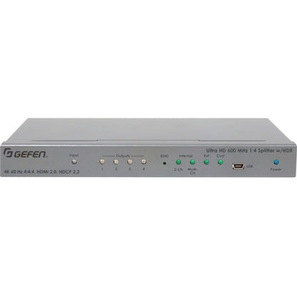 Front Image for Gefen Ultra HD 600 MHz 1:4 Splitter for HDMI w/ HDR (EXT-UHD600-14)