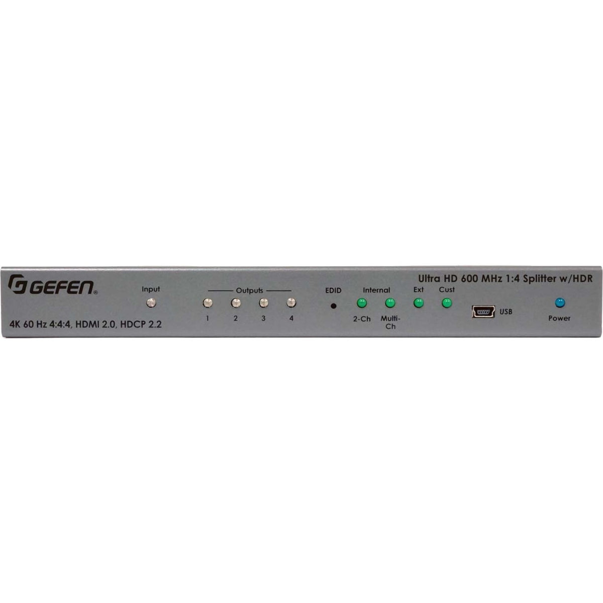 Main Image for Gefen Ultra HD 600 MHz 1:4 Splitter for HDMI w/ HDR (EXT-UHD600-14)