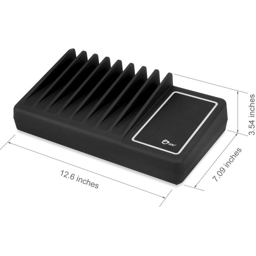 Labeled-Images Image for SIIG 10-Port USB Charging Station with Ambient Light Deck