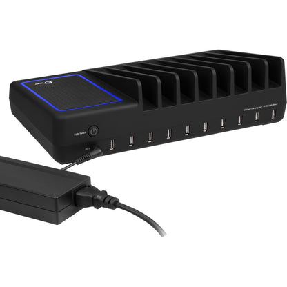 Alternate-Image1 Image for SIIG 10-Port USB Charging Station with Ambient Light Deck