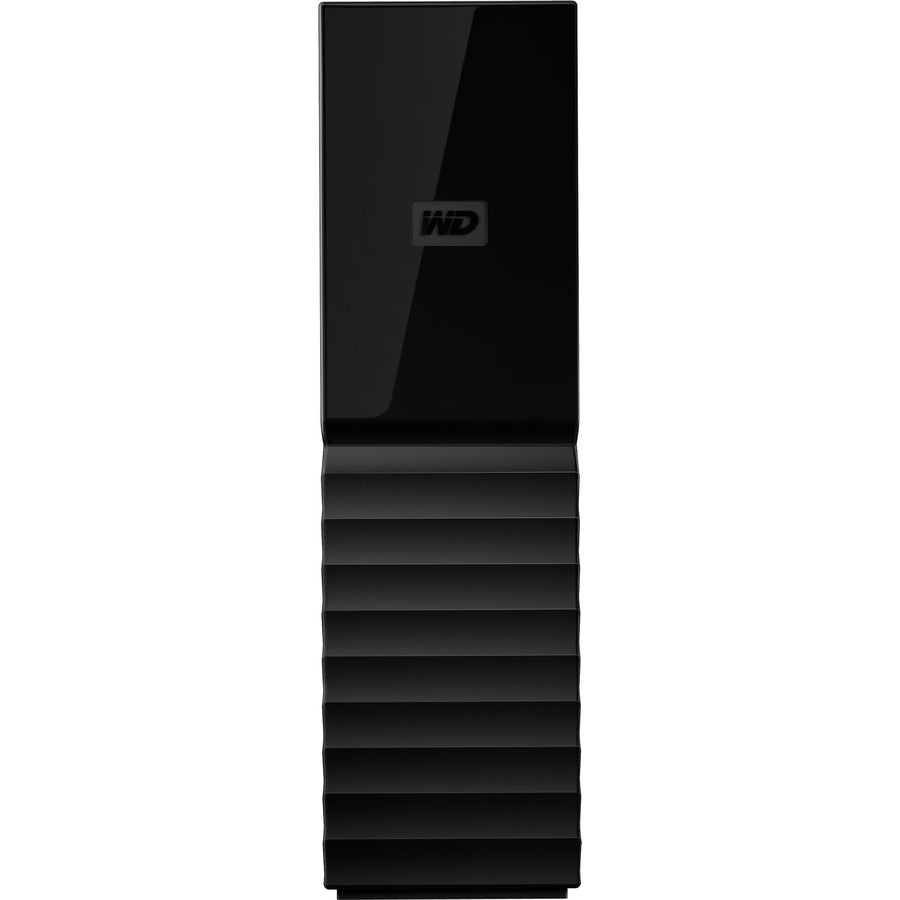 Front Image for WD My Book 6TB USB 3.0 desktop hard drive with password protection and auto backup software