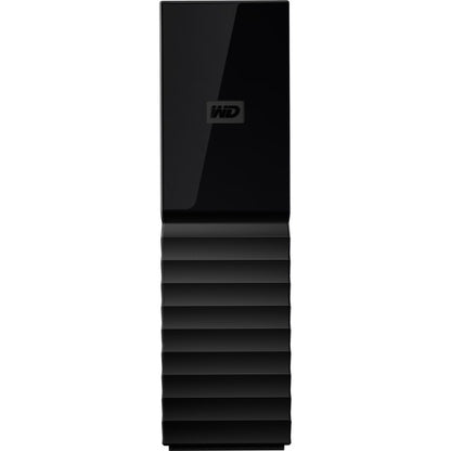 Front Image for WD My Book 6TB USB 3.0 desktop hard drive with password protection and auto backup software