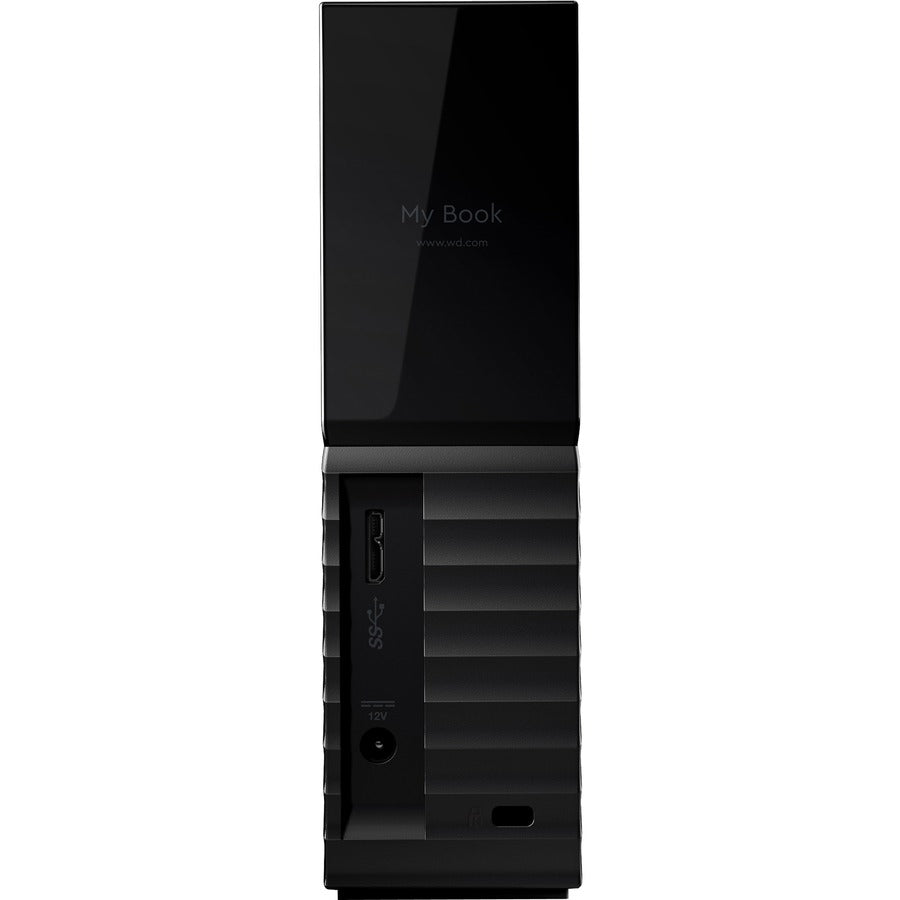 Rear Image for WD My Book 6TB USB 3.0 desktop hard drive with password protection and auto backup software