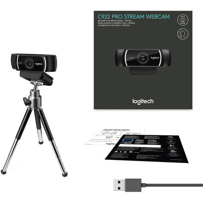 Alternate-Image7 Image for Logitech C922 Webcam - 2 Megapixel - 60 fps - USB 2.0 - 1 Each