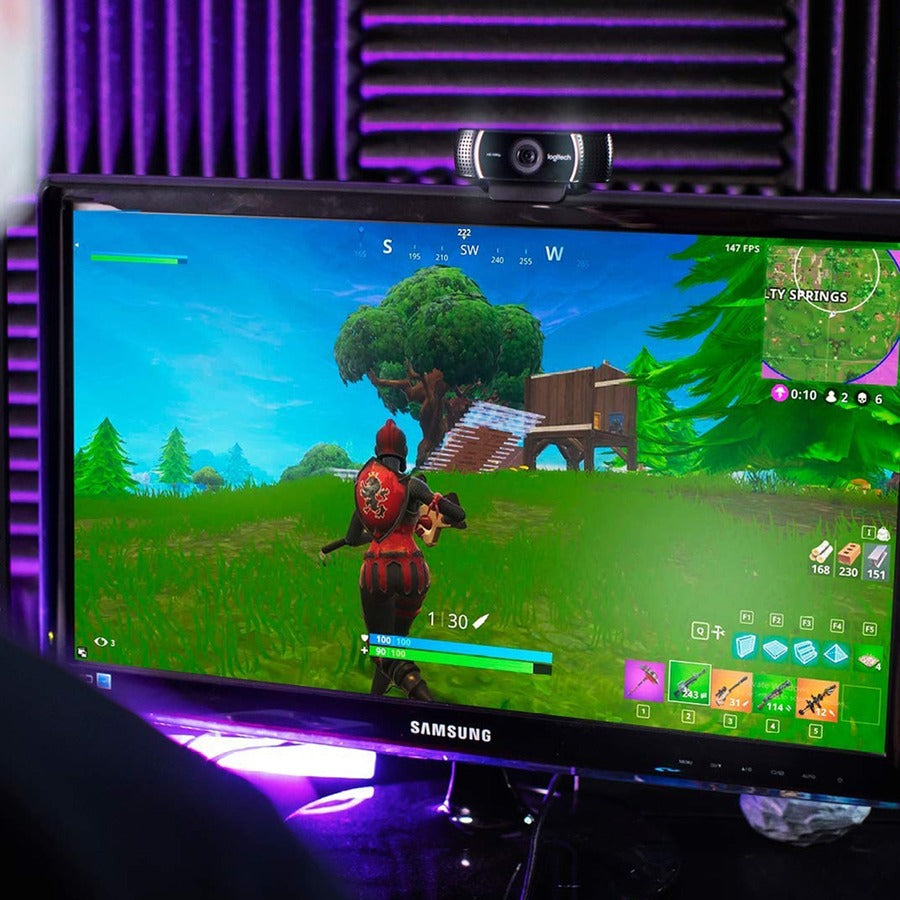 Alternate-Image1 Image for Logitech C922 Webcam - 2 Megapixel - 60 fps - USB 2.0 - 1 Each